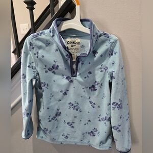 Girls Light blue Fleece - Oshkosh, Size 6/6X, Kids Jacket
